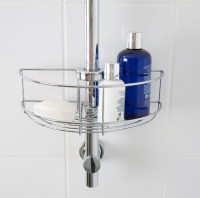 Croydex Easy Fit Shower Caddy - Rust Free - Clip On