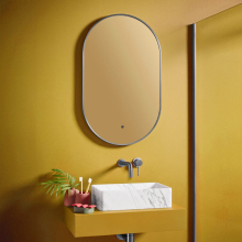 Scudo Aubrey LED Mirror Gunmetal 500 x 800mm