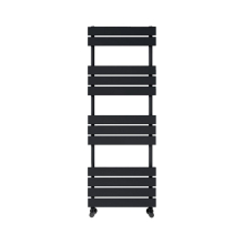 Scudo Life 1200 x 450mm Black Towel Radiator