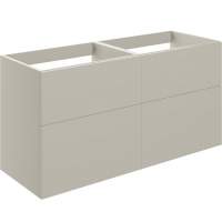 Shetland 1180mm Matt Latte 4 Drawer Wall Hung Vanity Unit