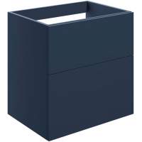 Shetland 590mm 2 Drawer Wall Unit (No Top) - Matt Deep Blue