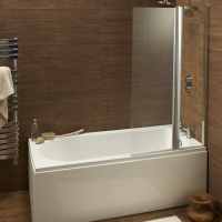 Orpington Straight 1700 x 750mm "C" Shower Bath & Legs