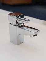 Scudo Muro Brushed Brass Basin Mono Mixer Tap