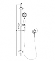 Nuie Slide Rail Kit Inc Soap Dish - JTY034