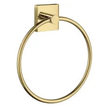 Smedbo House Polished Brass Towel Ring
