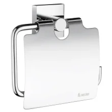 Smedbo House Chrome Roll Holder with Cover