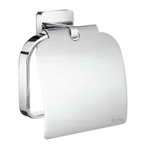 Smedbo Ice Polished Chrome Roll Holder with Cover
