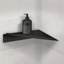 Smedbo-Sideline-Matt-Black-Corner-Bathroom-Shelf-Lifestyle.webp