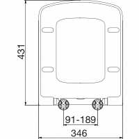 Lora D-Style Quick Release Soft Close Toilet Seat - Highlife