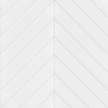 Snow White Chevron Tile Showerwall Laminate Panels