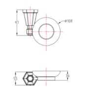 RAK Washington Towel Rail Chrome