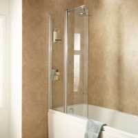 Sommer Extended Radius Over Bath Screen with Fixed Panel
