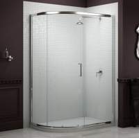 Sommer8 900 x 760mm Single Door Offset Quadrant Shower Enclosure