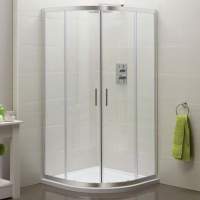 Sommer8 800 x 800 Double Door Quadrant Shower Enclosure