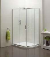 Sommer6 900 x 760 Double Door Offset Quadrant Shower Enclosure 