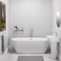 Light Grey Marble - Splashpanel Shower Wall Board