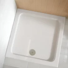 Nuie Pearlstone 760 x 760mm Anti Slip Square Shower Tray