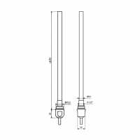 Eastbrook Crafton Temperature Control Panel - White