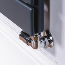 DQ Ardent 600 x 622mm 4 Column Gloss White Horizontal Radiator