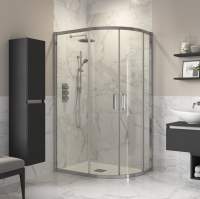 Supreme 1000 x 800mm 2 Door Offset Quadrant Shower Enclosure