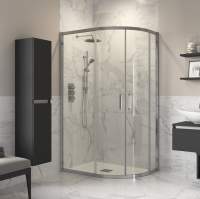 Supreme 1200 x 900mm 2 Door Offset Quadrant Shower Enclosure