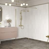 S8 Wetroom Shower Screen 800mm - Bronze