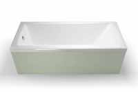 Sustain Single Ended Square Bath - ClearLine - 1700 x 700 