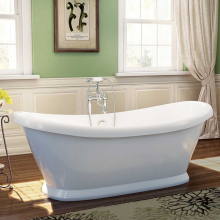 Synergy Boat 1770 x 785 Traditional Rolltop Freestanding Bath