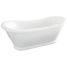 Synergy Wilmslow 1795 x 785 Traditional Freestanding Slipper Bath With Chrome Feet