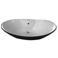 Synergy Cupy 650mm Black & White Countertop Basin