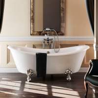 Havanna Black 1655mm Freestanding Bath