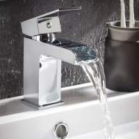 Scudo Forme Mono Basin Mixer Tap With Push Waste