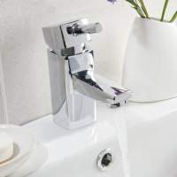 Scudo Forme Mono Basin Mixer Tap With Push Waste