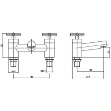 Runner Mono Basin Mixer - Chrome - CLEARANCE