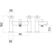 Scudo Favour Bath Shower Mixer Tap