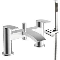 Scudo Belini Bath Shower Mixer Tap with Shower Kit and Wall Bracket