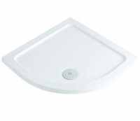 MX Elements 1000 x 1000 Quadrant Stone Resin Low Profile Shower Tray