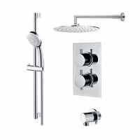 Abacus Emotion Thermo Round Thermostatic Shower Kit 