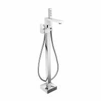 Abacus Plan Tall Mono Basin Mixer Tap - Brushed Bronze