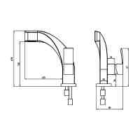 Francis Pegler Tempest Monobloc Basin Mixer Tap