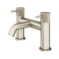 Abacus Iso Pro Deck Mounted Bath Filler - Brushed Nickel