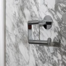 Smedbo Dot Matt Black Spare Toilet Roll Holder