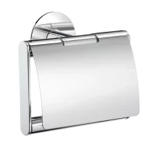 Smedbo Dot Chrome Toilet Roll Holder with Cover