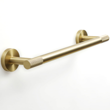 Origins Living Turner 350mm Brushed Brass Towel Rail