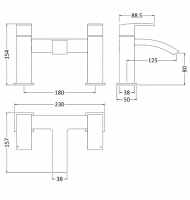 Francis Sequel Traditional Bath Filler Tap