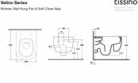 Tissino Rocco - 1140mm - Wall Hung Toilet Fixing Frame