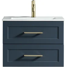 Tailored Bakewell 600mm Midnight Shadow Wall Hung Vanity Drawer Unit