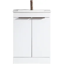 Tailored Sora 600mm Matt White Wall Hung Vanity Unit