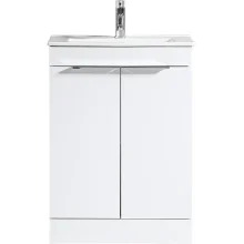 Tailored Sora 600mm Matt White Vanity Unit