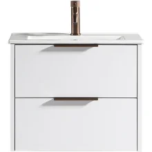 Tailored-Sora-600mm-Matt-White-Wall-Hung-Vanity-Unit-Bronze-Handles.webp